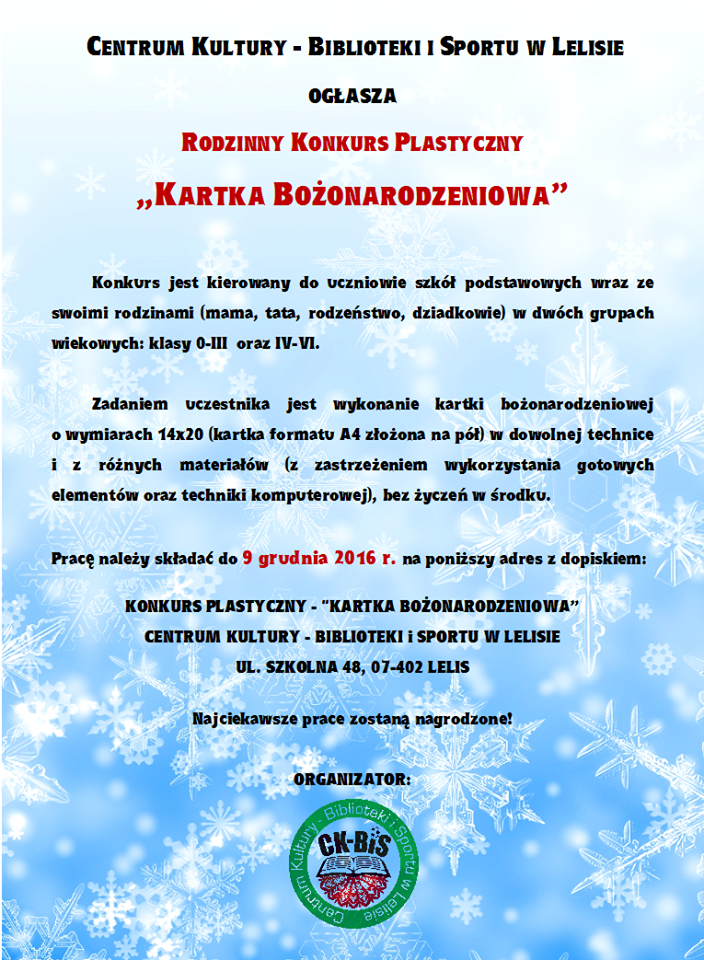 Konkurs plastyczny 