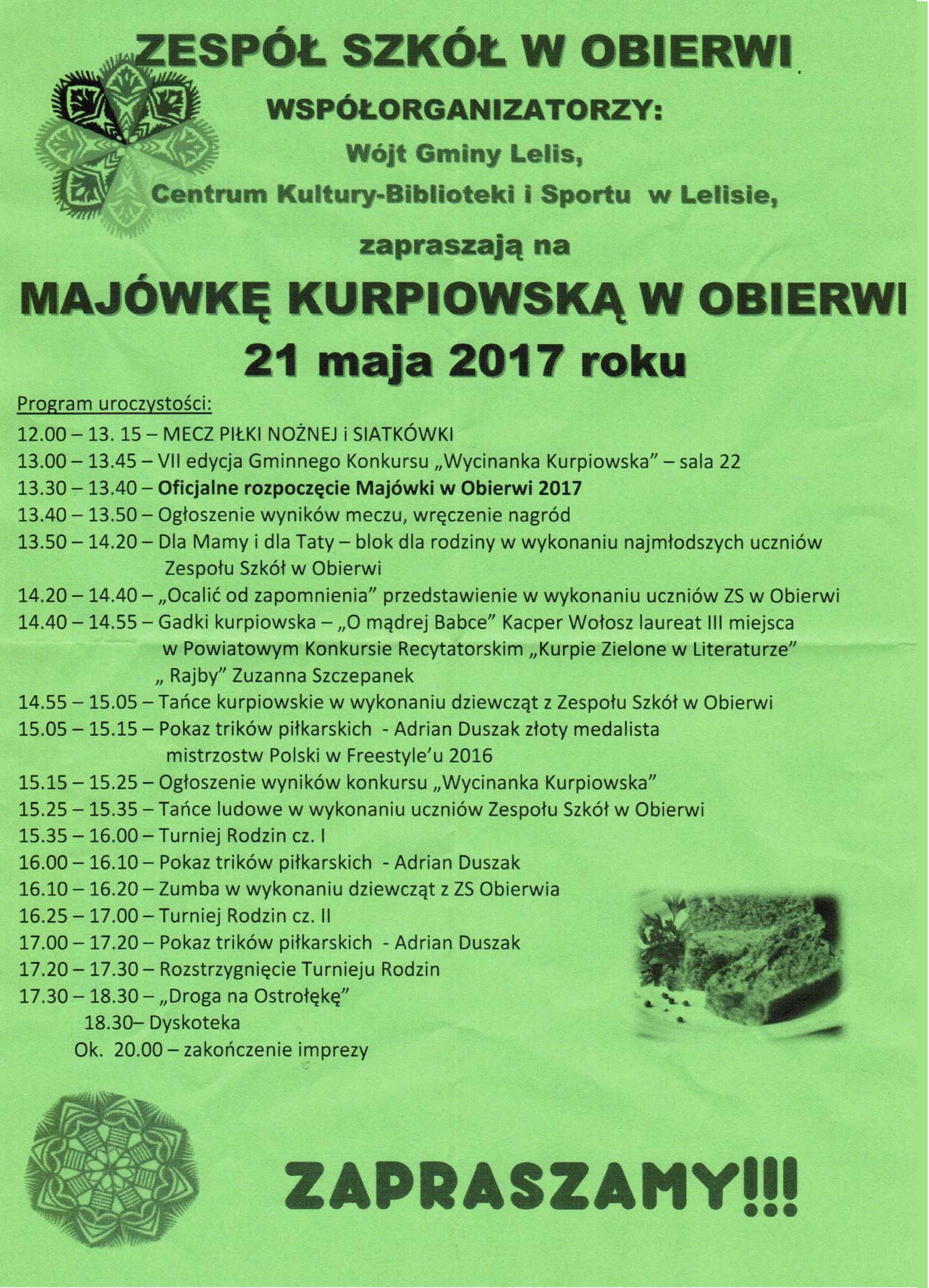 Majówka Kurpiowska w Obierwi 2017