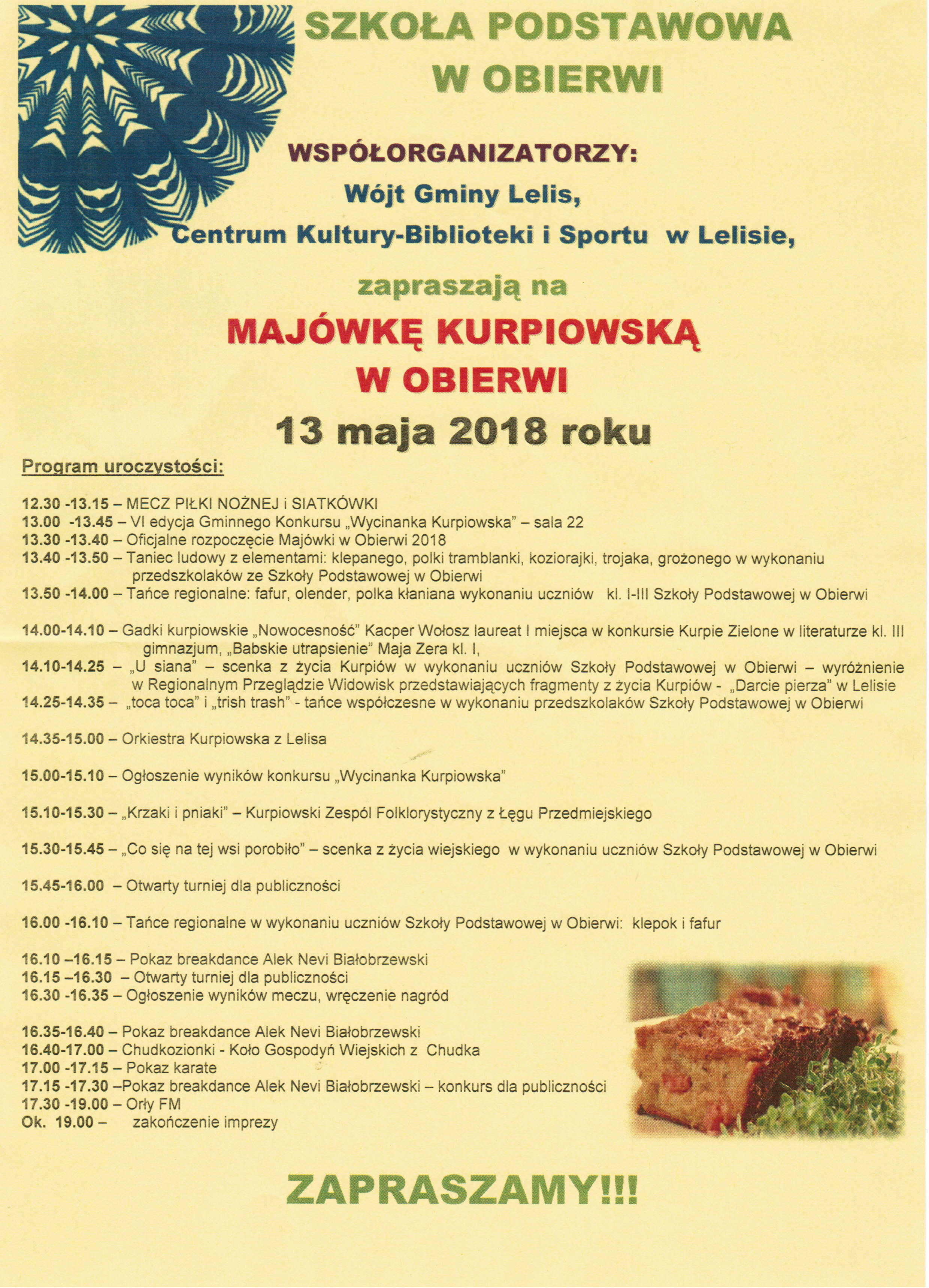 Majówka Kurpiowska w Obierwi 2018