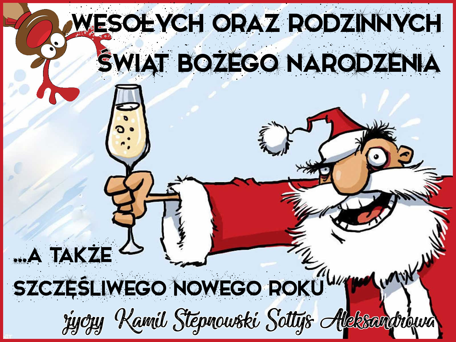 Wesołych Świat Bożego Narodzenia oraz Szczęśliwego Nowego Roku 2018