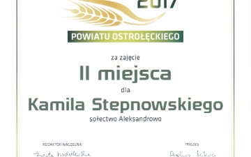 Finał plebiscytu SOŁTYS ROKU 2017