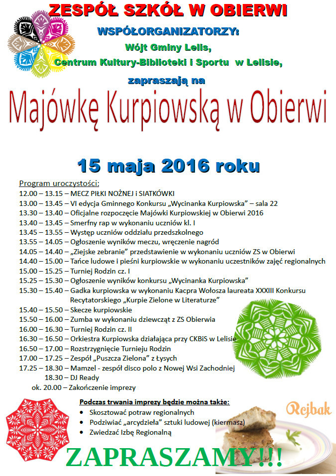 Majówka Kurpiowska w Obierwi 2016